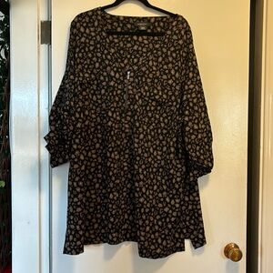 Chetah Plus sized blouse